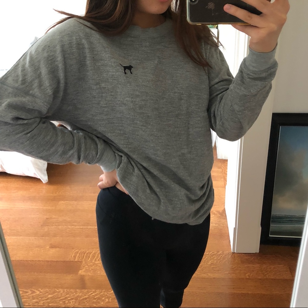 Grey crewneck from PINK
